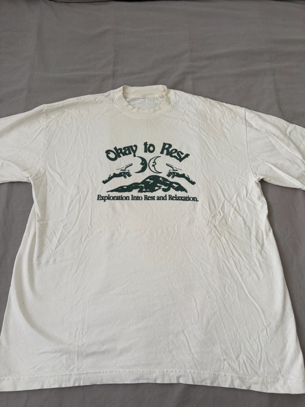 Okay to Rest tee, size Large